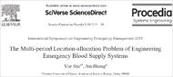 مقاله ترجمه شده یک مدل چنددوره ای مکان یابی و تخصیص برای زنجیره تأمین خون در شرایط اضطراری